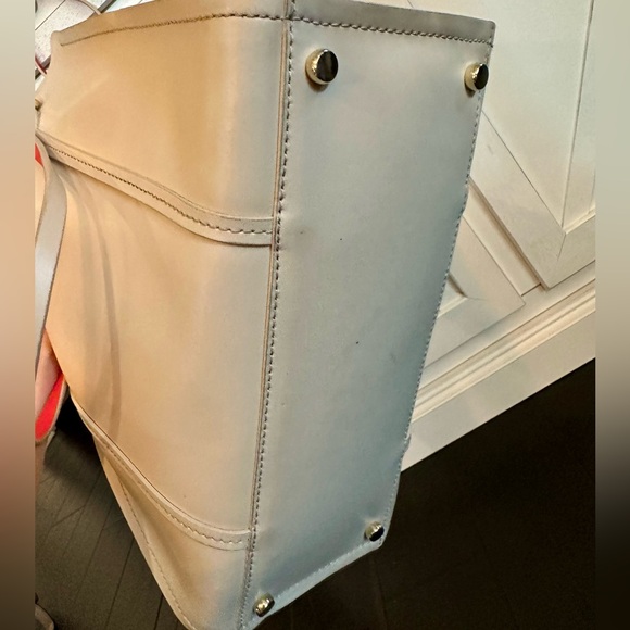 Kate Spade Tan Tote with Hot Pink Interior - Picture 4 of 6